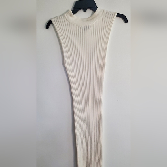 MISSGUIDED -size 8 -maxi dress - ribbed dress-high neck bodycon fit - Picture 2 of 6